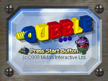 Gubble (US) screen shot title